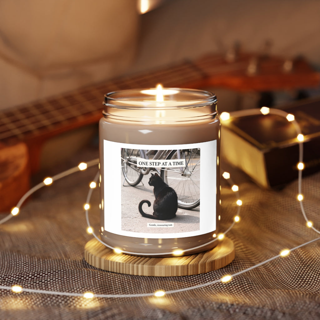 ONE STEP AT A TIME Cat Scented Candle