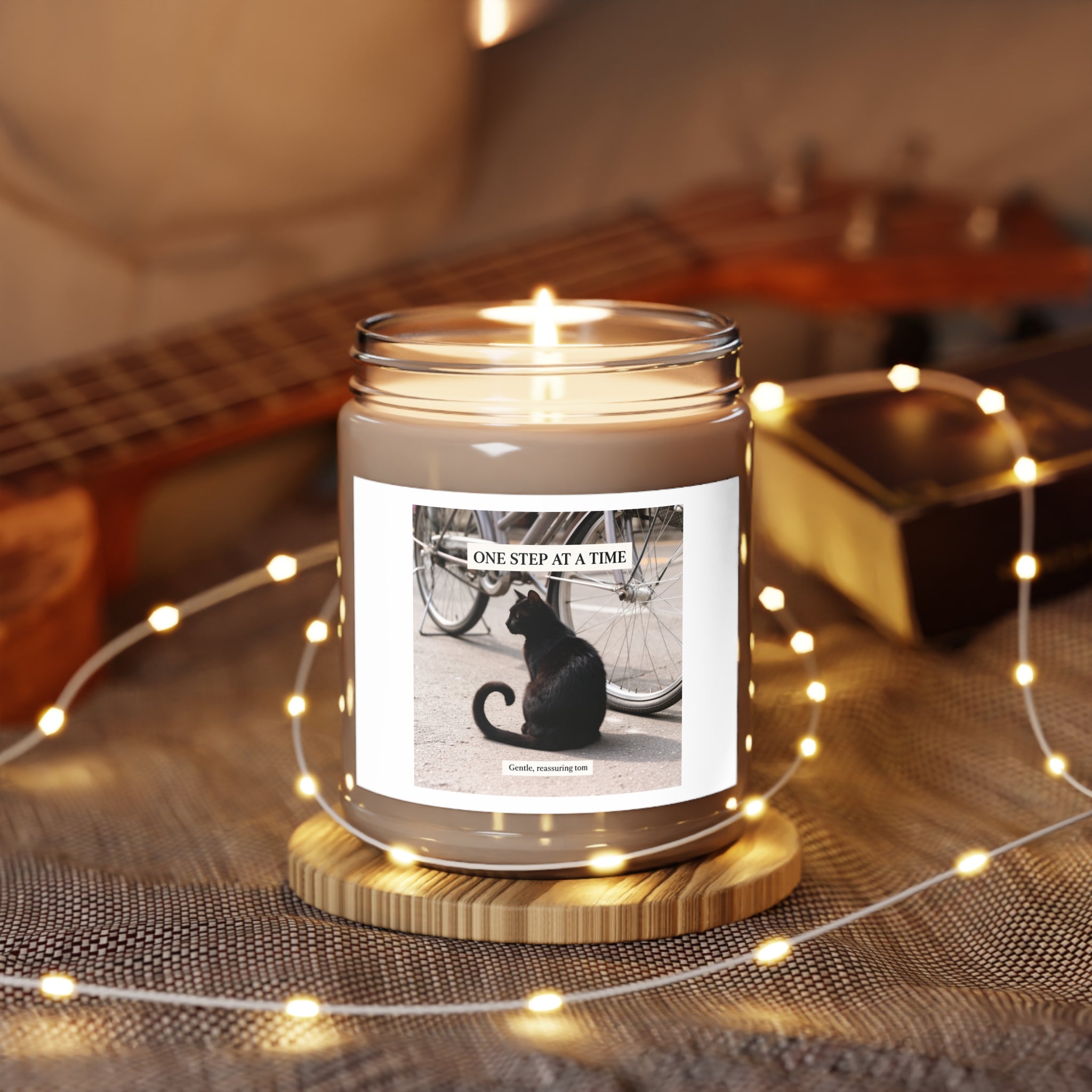 ONE STEP AT A TIME Cat Scented Candle