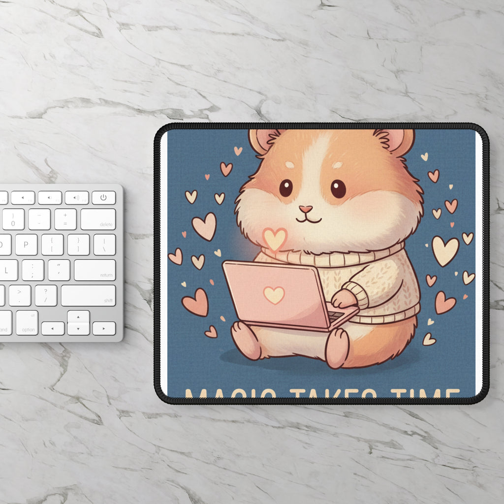 Hamster Mouse Pad – Magic Takes Time