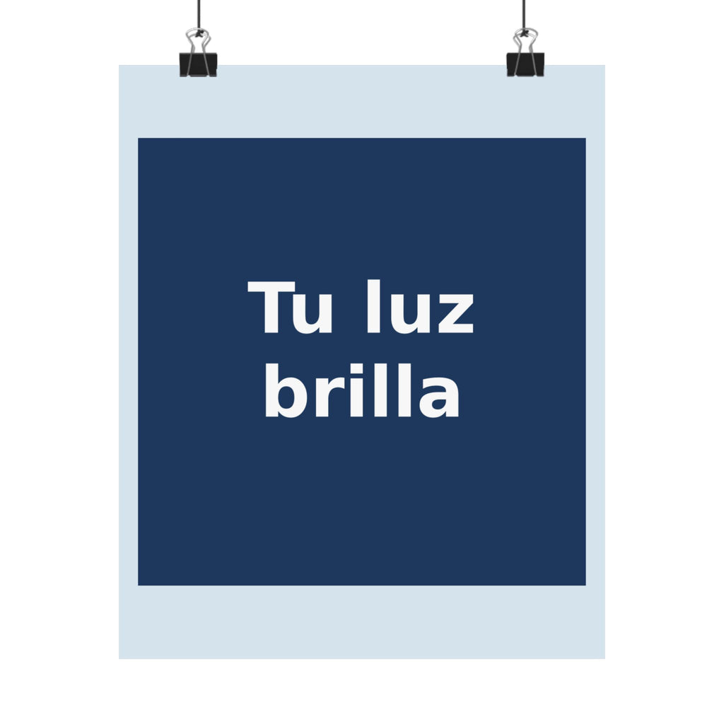 "Tu luz brilla" Black Cat Poster | Trendy Gift for Her | Lifestyle | KayKay Classics