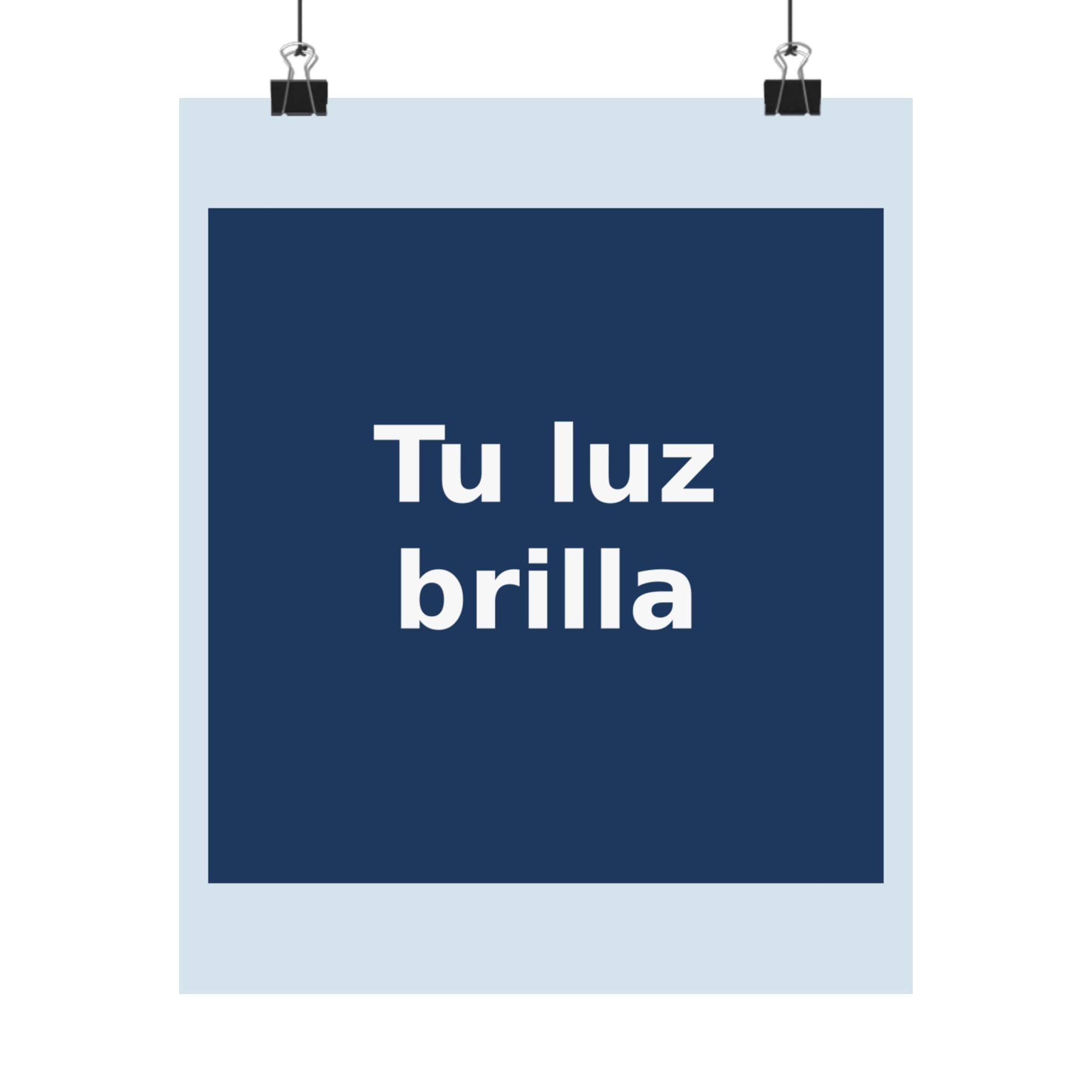 "Tu luz brilla" Black Cat Poster | Trendy Gift for Her | Lifestyle | KayKay Classics