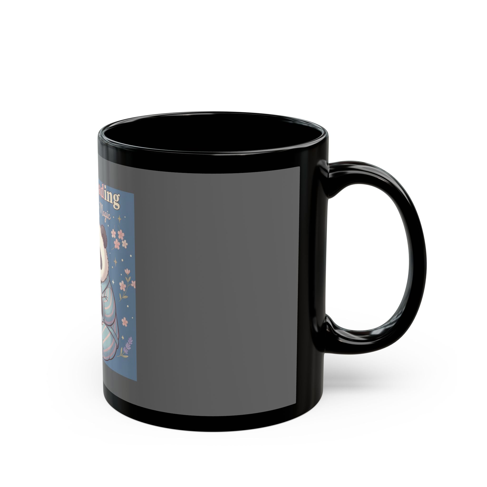 Panda Black Mug 11oz – Degree Loading Spring Semester Magic