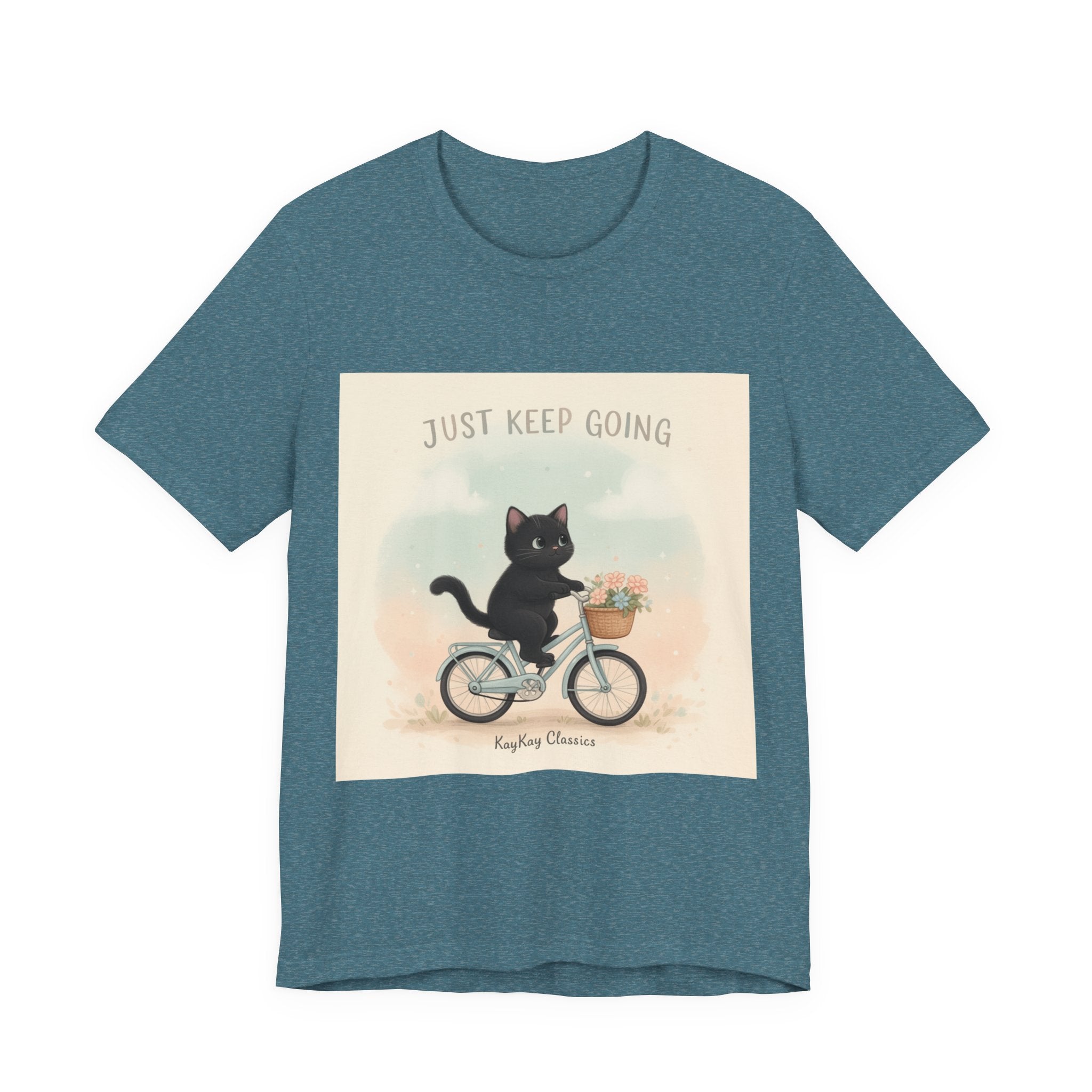 "Design" Black Cat Women Tee | College Girl Gift | Fashion | KayKay Classics
