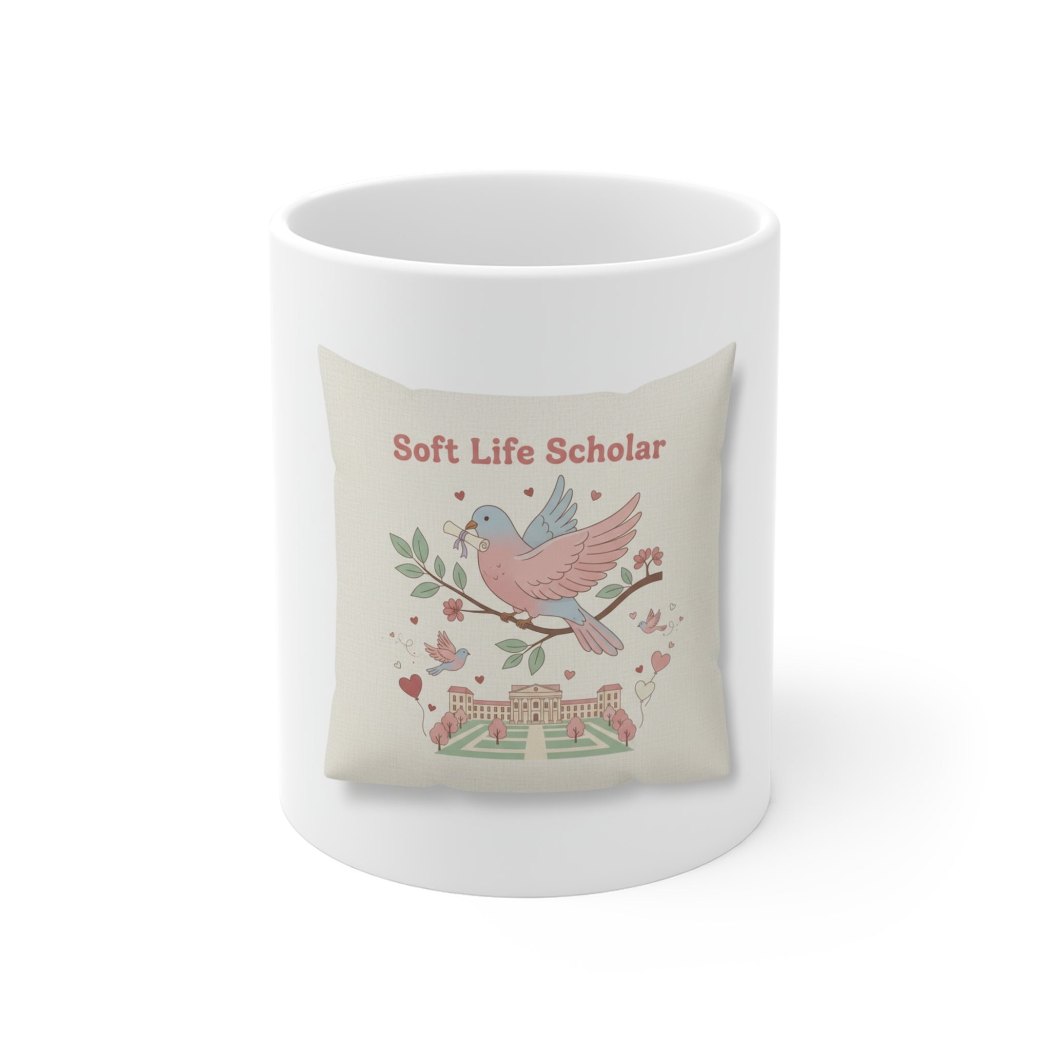 Soft Life Scholar Bird Mug 11oz