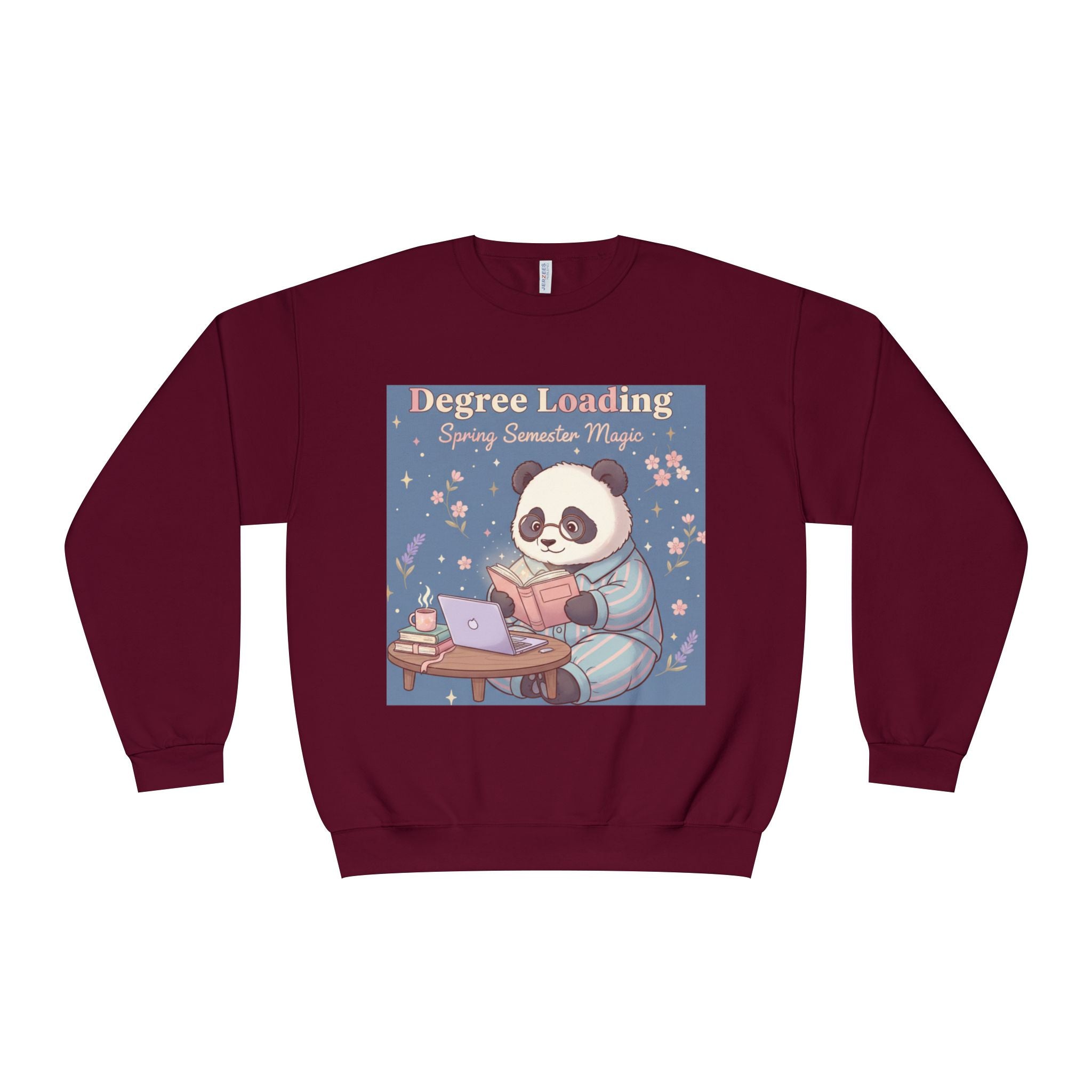 Panda Crewneck Sweatshirt – Degree Loading Spring Semester Magic