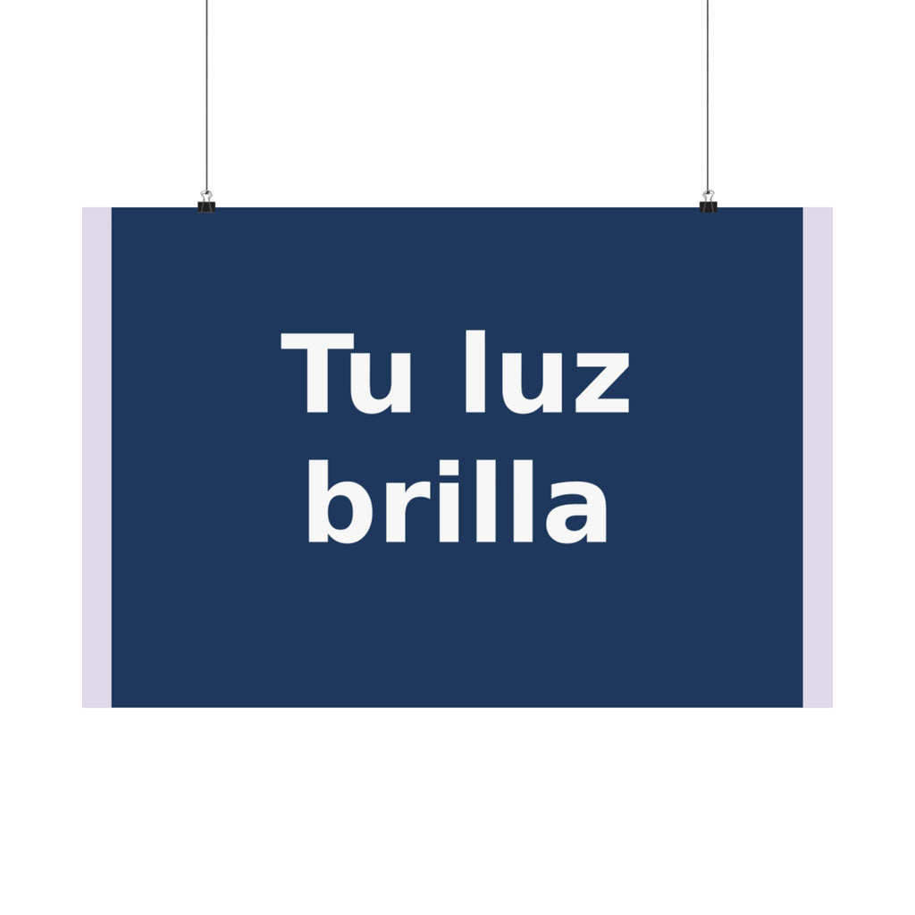 "Tu luz brilla" Black Cat Poster | Trendy Gift for Her | Lifestyle | KayKay Classics