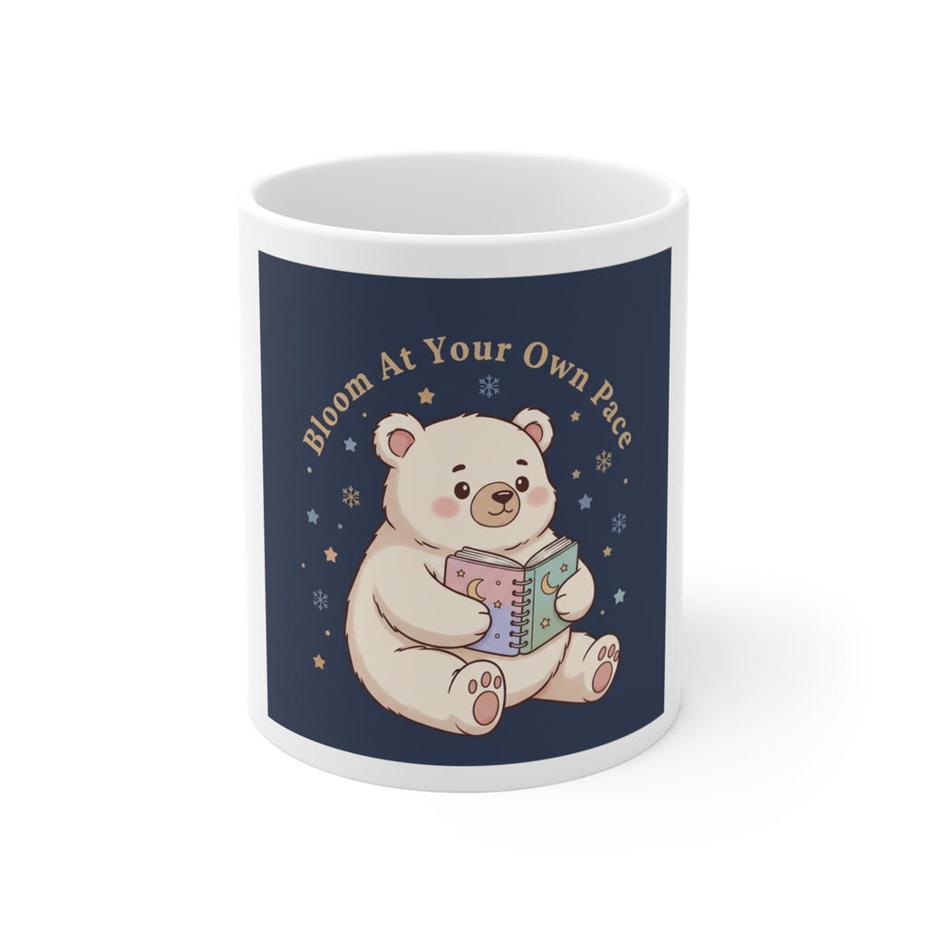 Bear Mug 11oz – Bloom at Your Own Pace