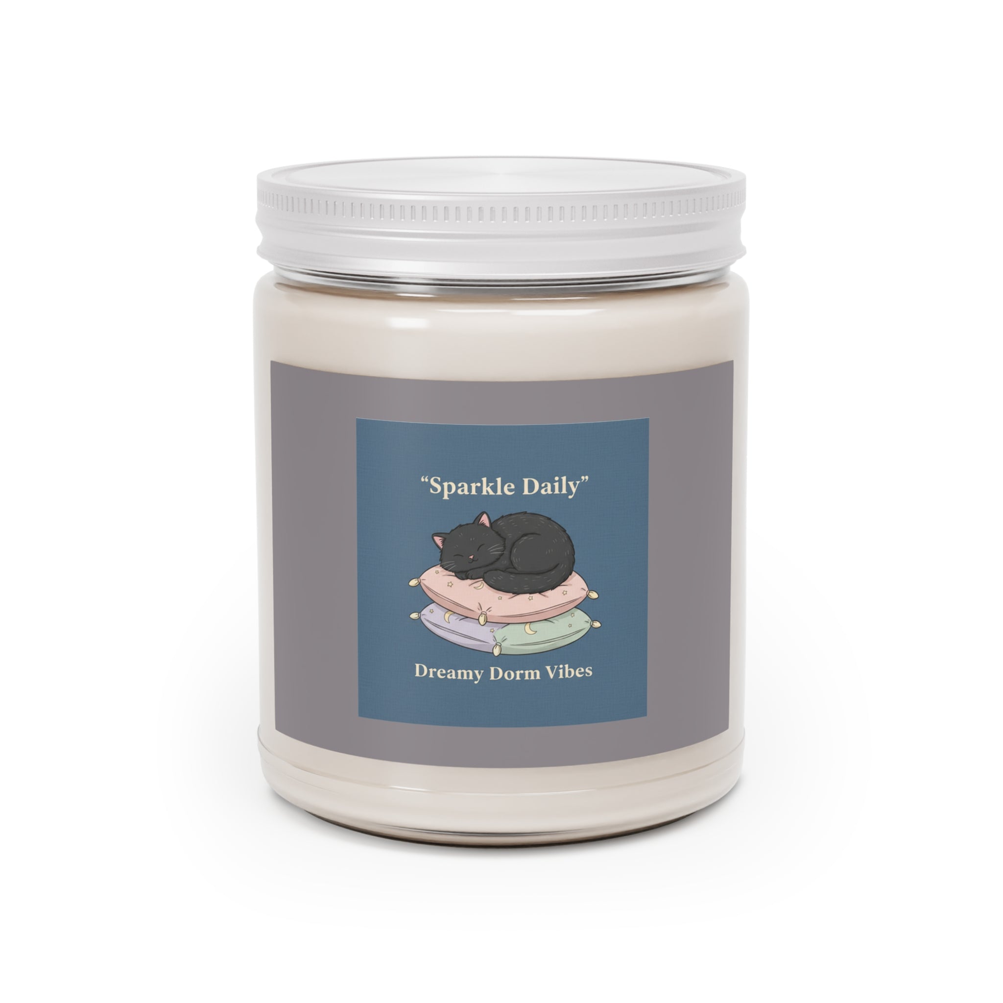 Black Cat Scented Candle – Sparkle Daily Dreamy Dorm Vibes