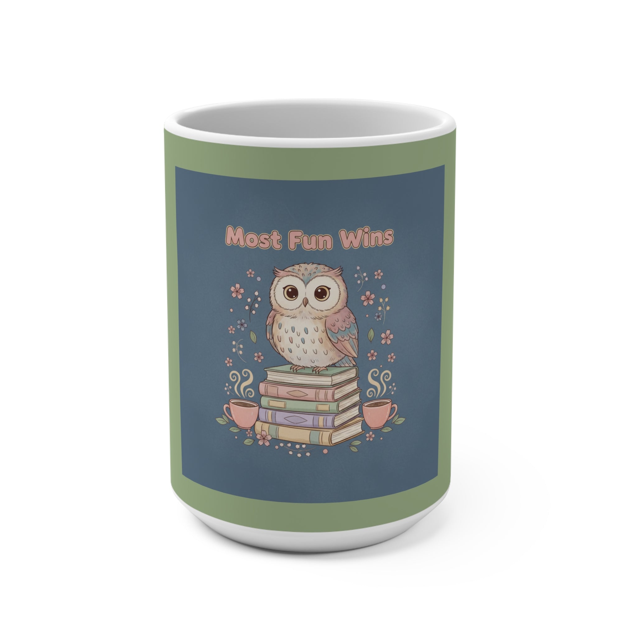 Owl Mug 15oz – Most Fun Wins