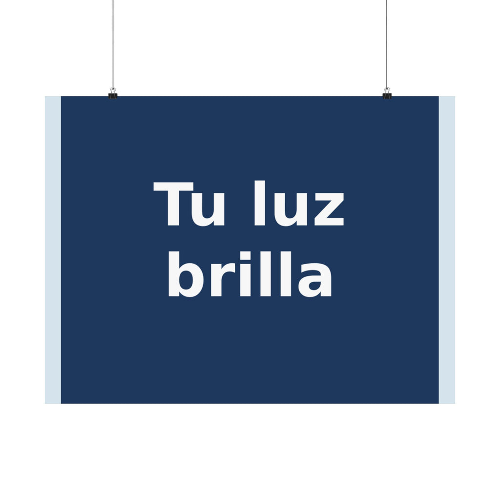 "Tu luz brilla" Black Cat Poster | Trendy Gift for Her | Lifestyle | KayKay Classics