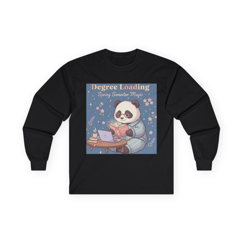 Panda Long Sleeve Tee – Degree Loading Spring Semester Magic