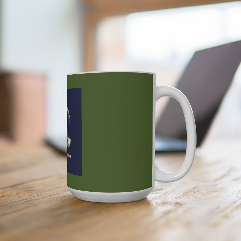 Owl Mug 15oz – Gentle Strength Coffee Confidence