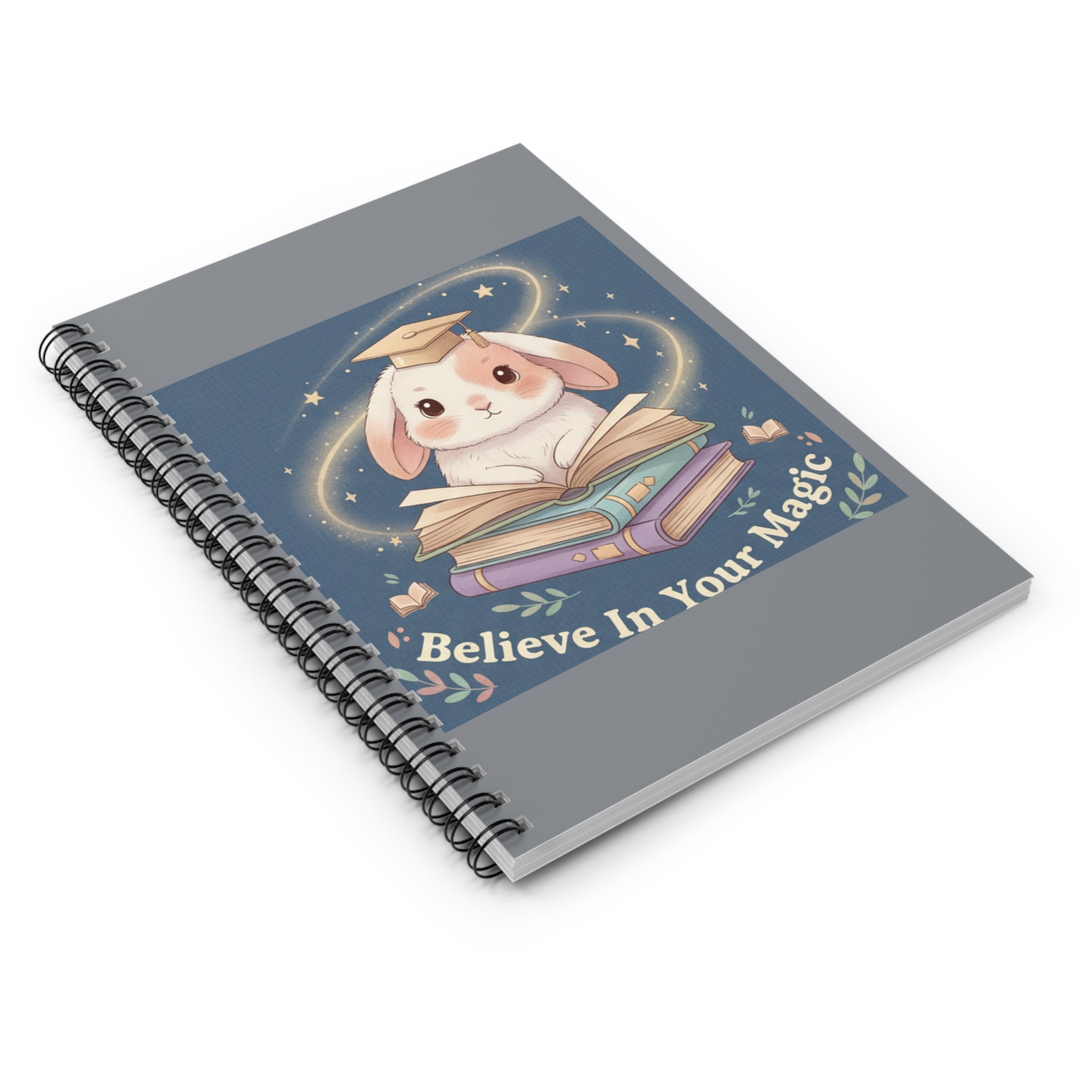 Bunny Spiral Notebook – Believe in Your Magic
