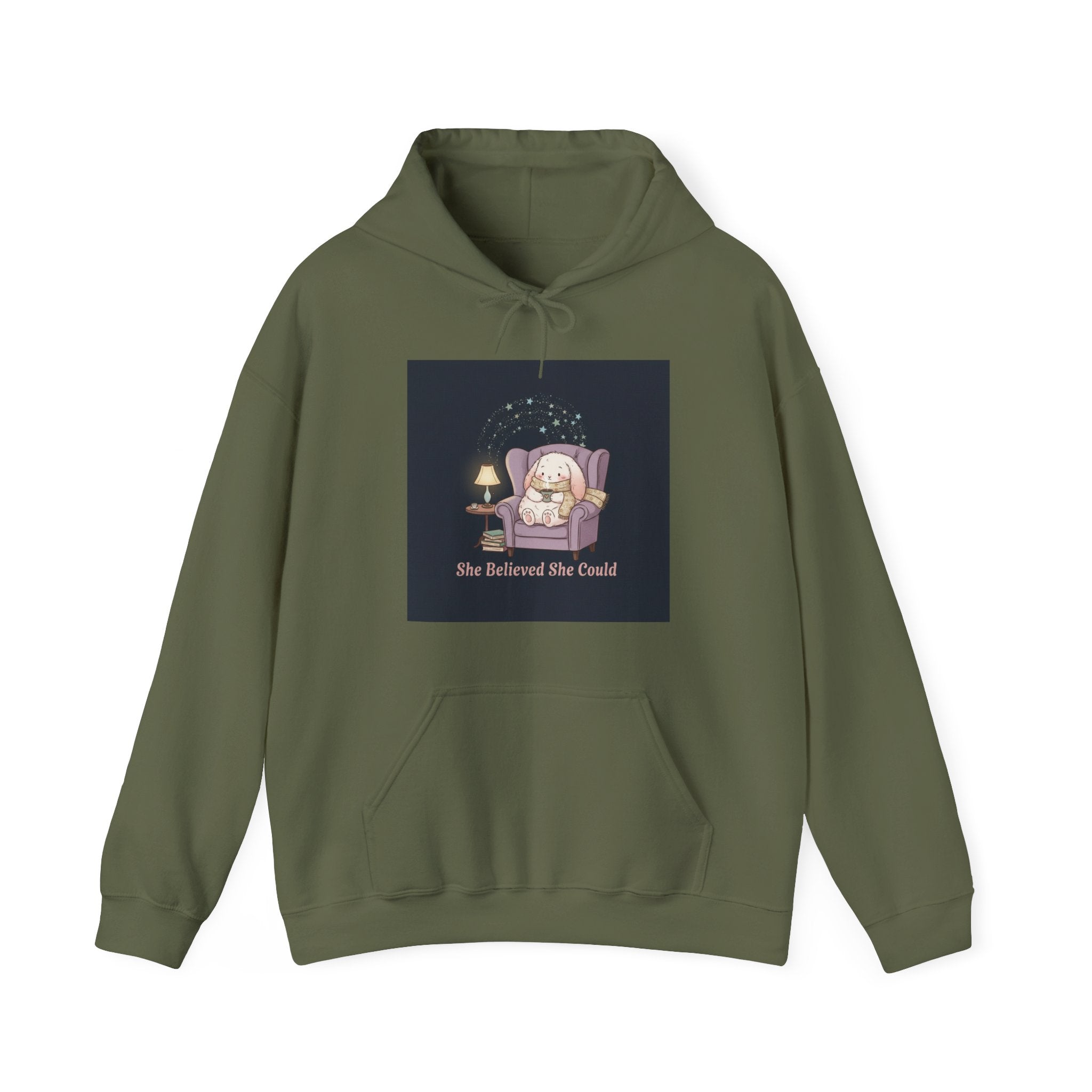 Bunny Hoodie – She Believed She Could