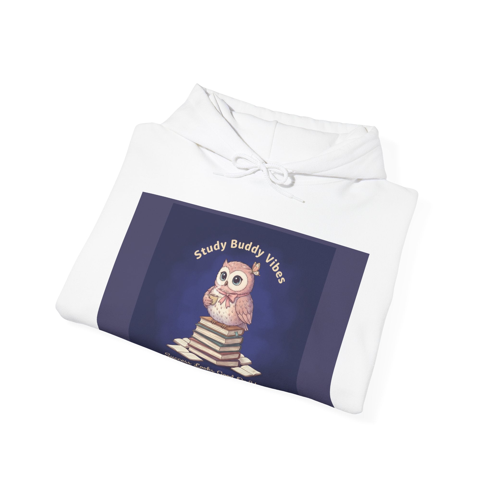 Owl Hoodie – Study Buddy Vibes Success Looks Good on