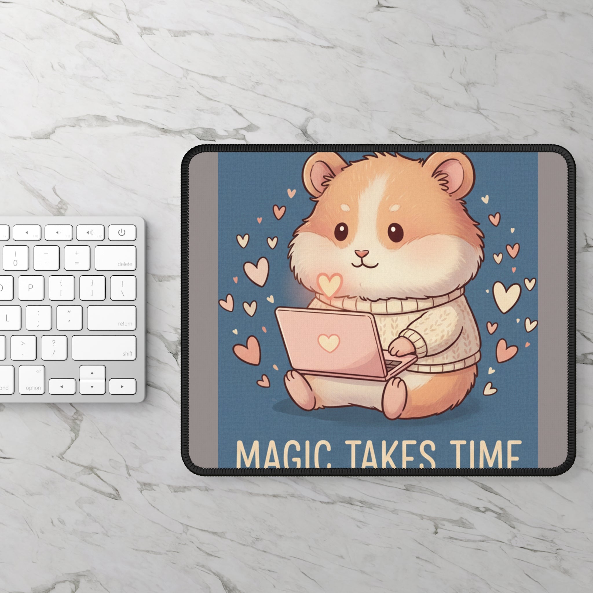 Hamster Mouse Pad – Magic Takes Time