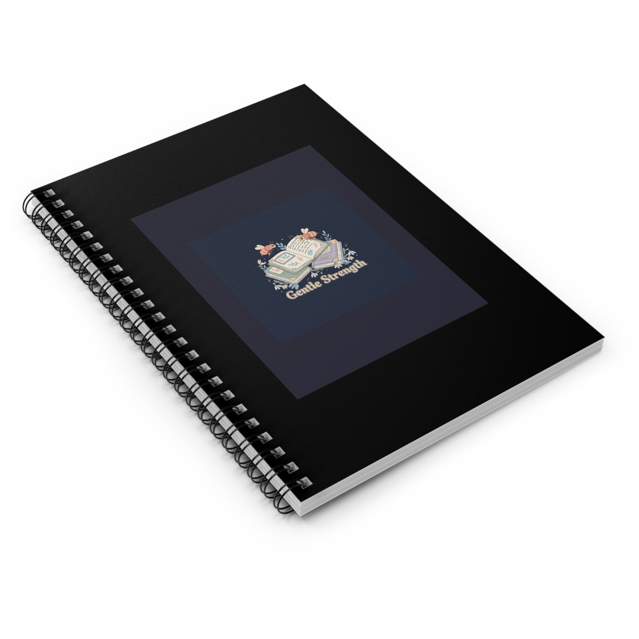 Gentle Strength Bees Spiral Notebook