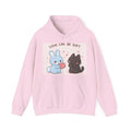 "LOVE CAN BE SOFT" Black Cat Hoodie | College Girl Gift | Fashion | KayKay Classics
