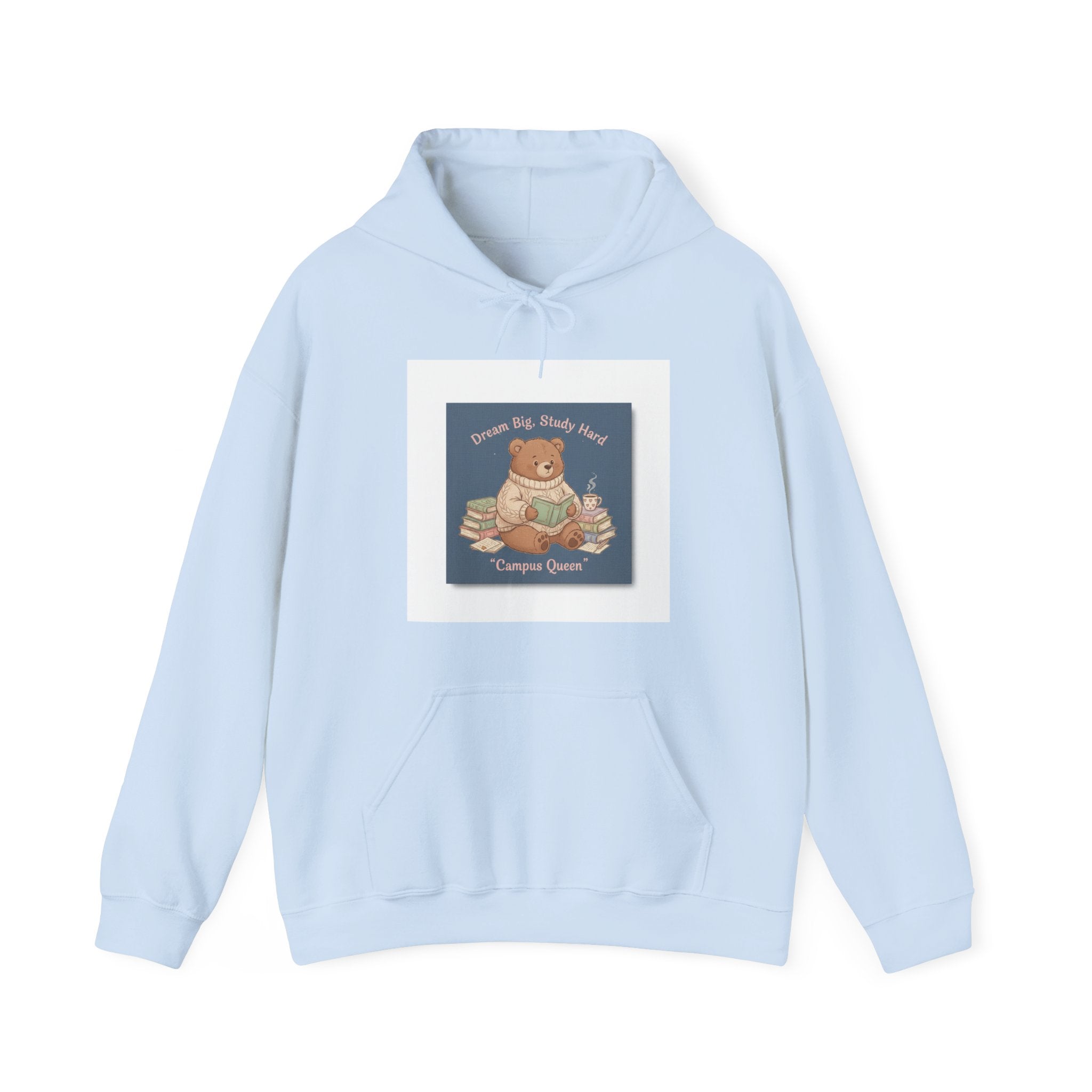 Bear Hoodie – Dream Big Study Hard
