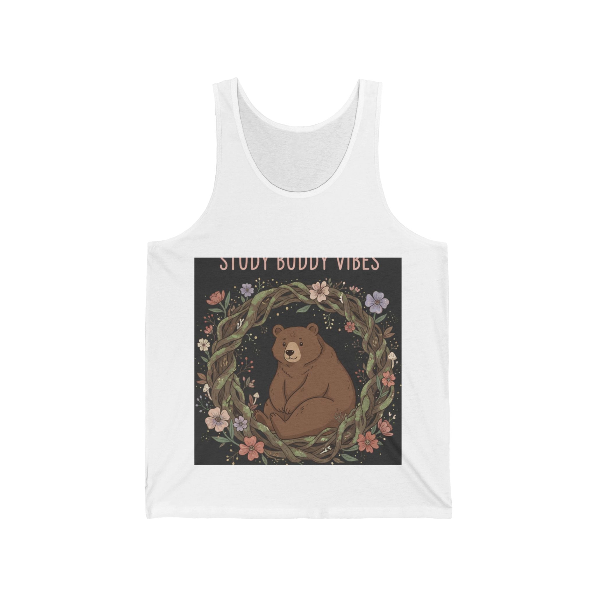 Bear Tank Top – Study Buddy Vibes