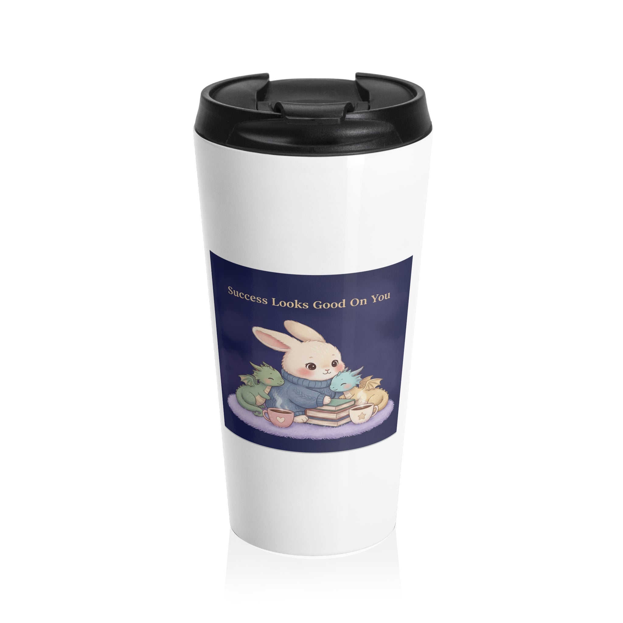 Bunny Travel Mug – Success Looks Good on You