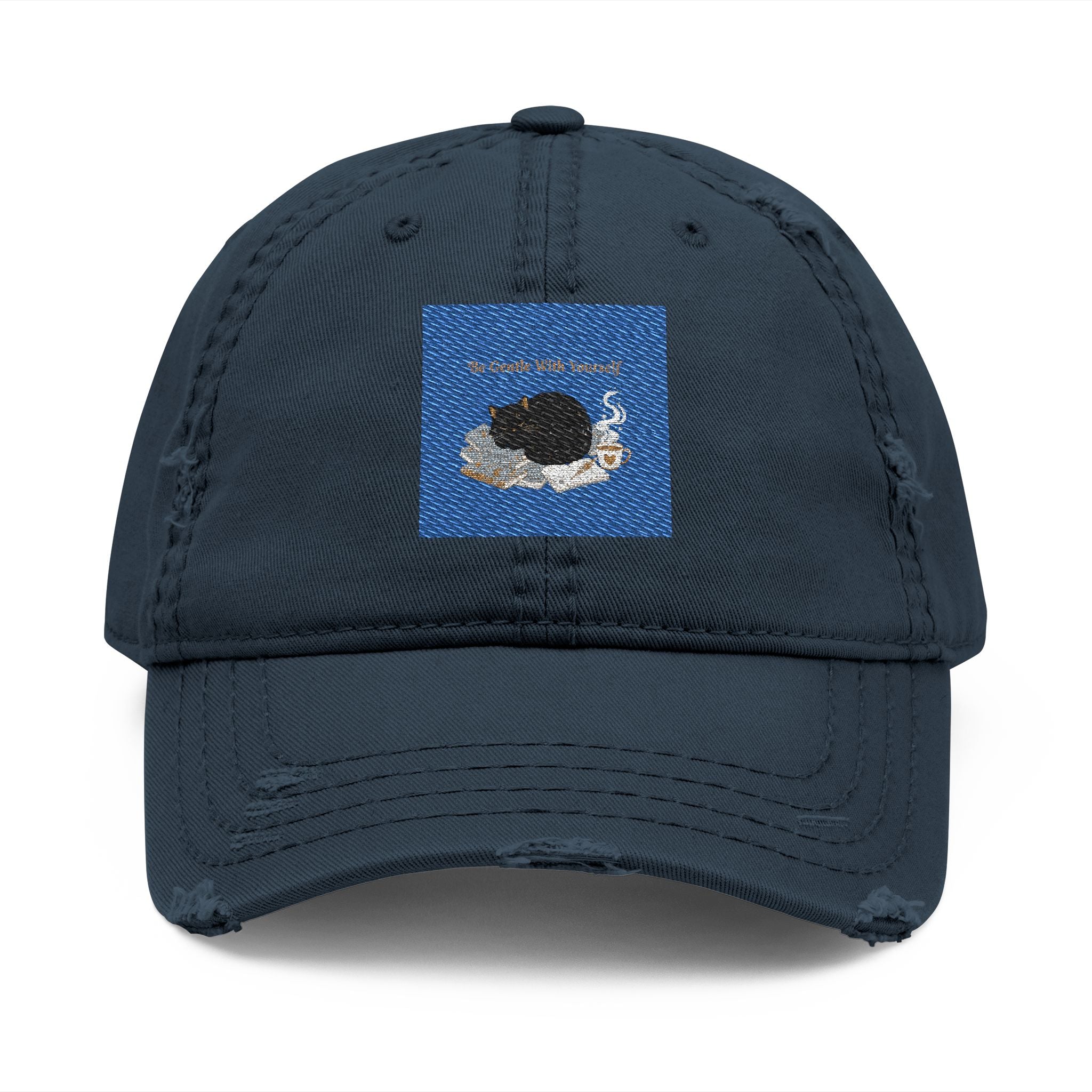 Black Cat Dad Hat – Be Gentle With Yourself