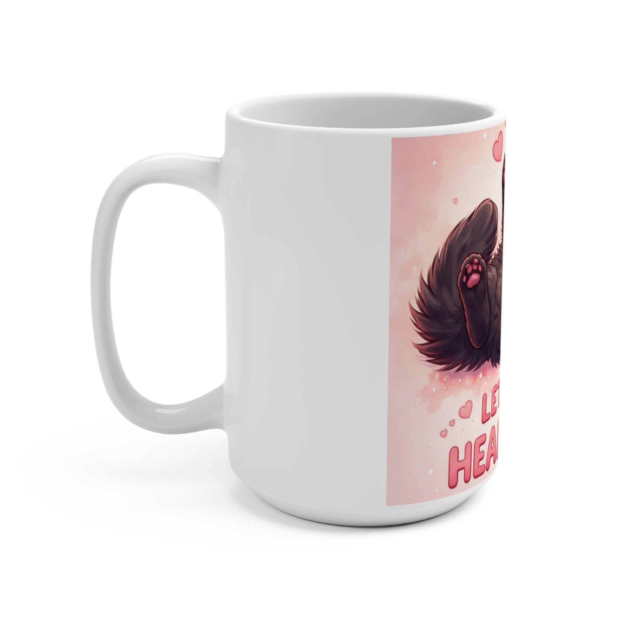 LET YOUR HEART REST Cat Mug 15oz