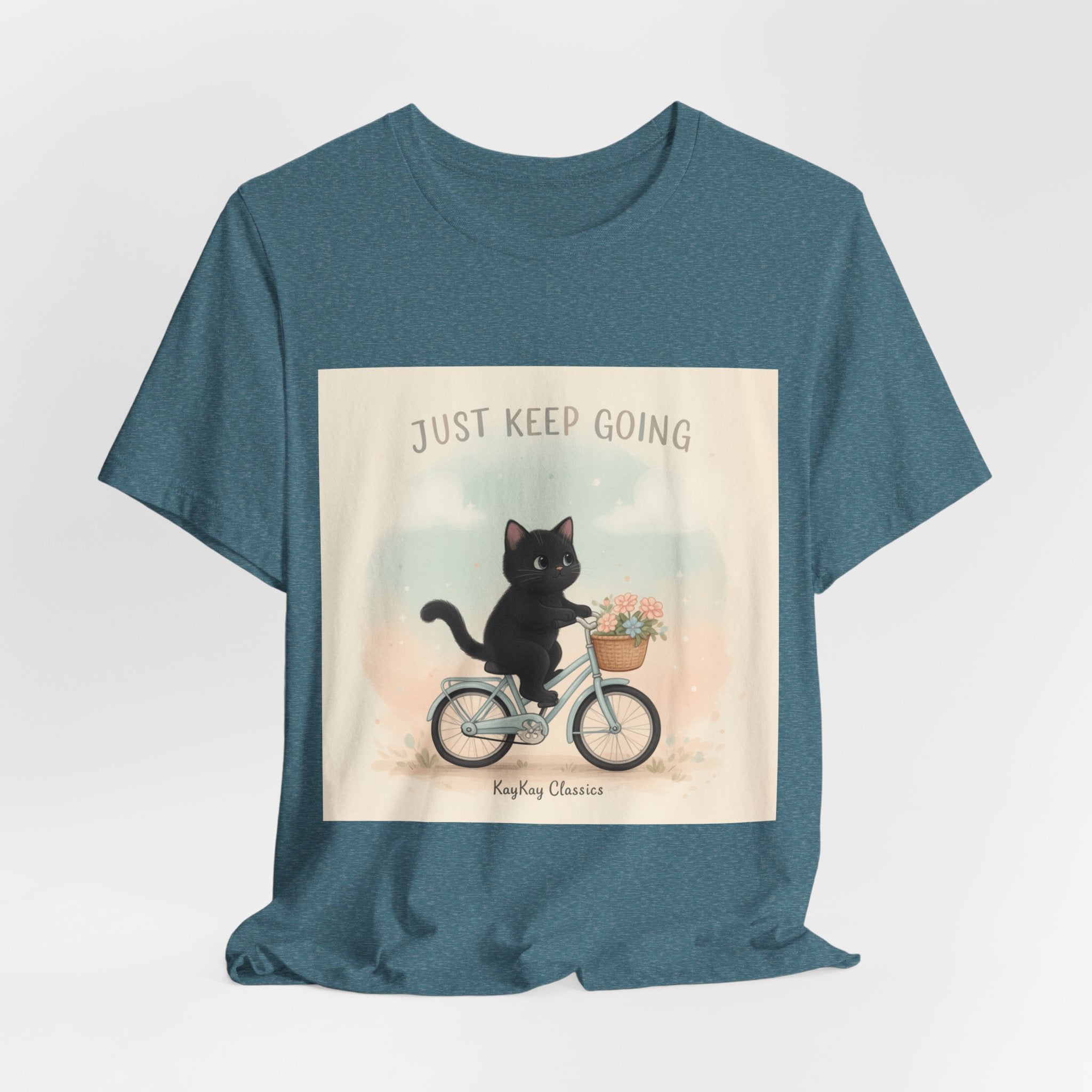 "Design" Black Cat Women Tee | College Girl Gift | Fashion | KayKay Classics