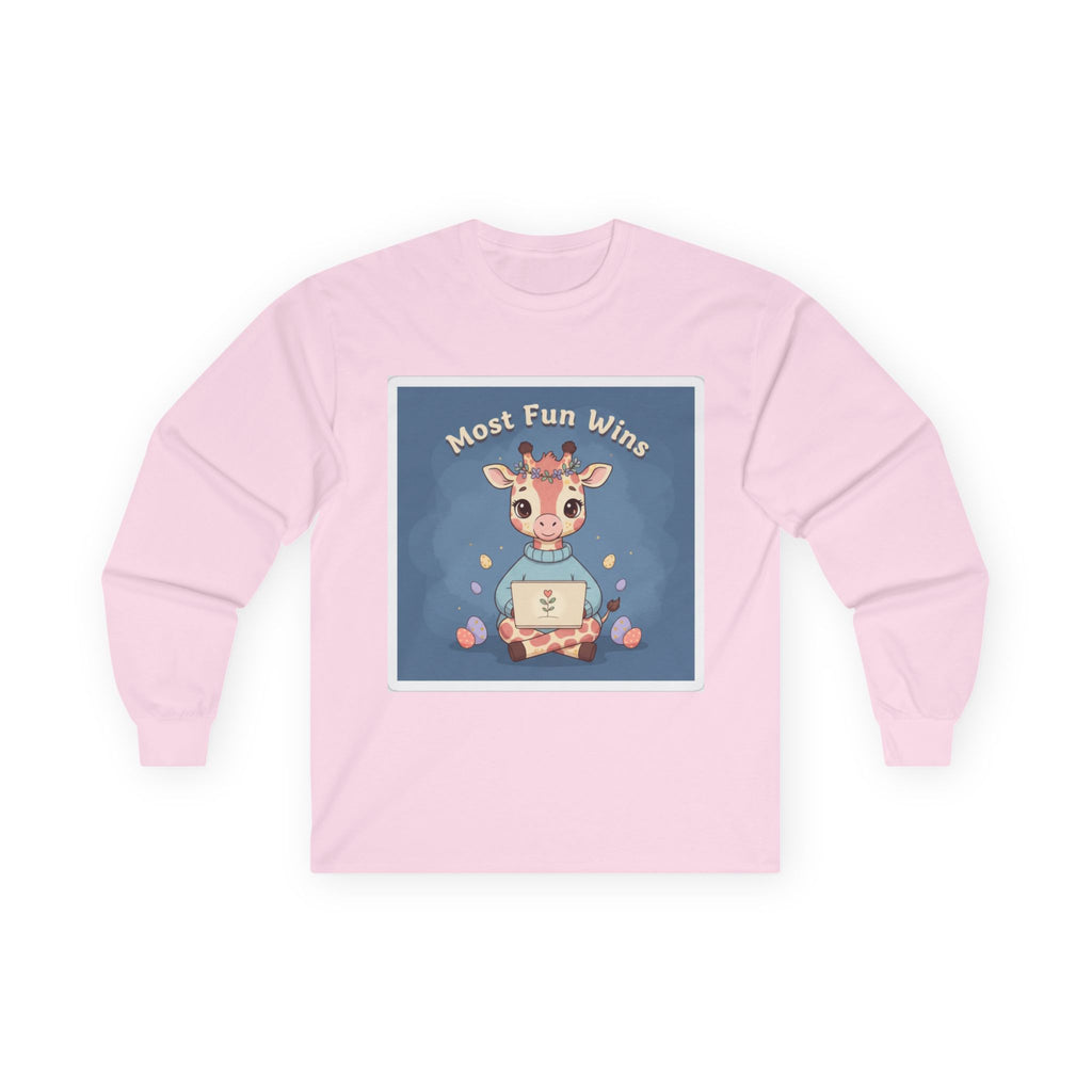 Giraffe Long Sleeve Tee – Most Fun Wins