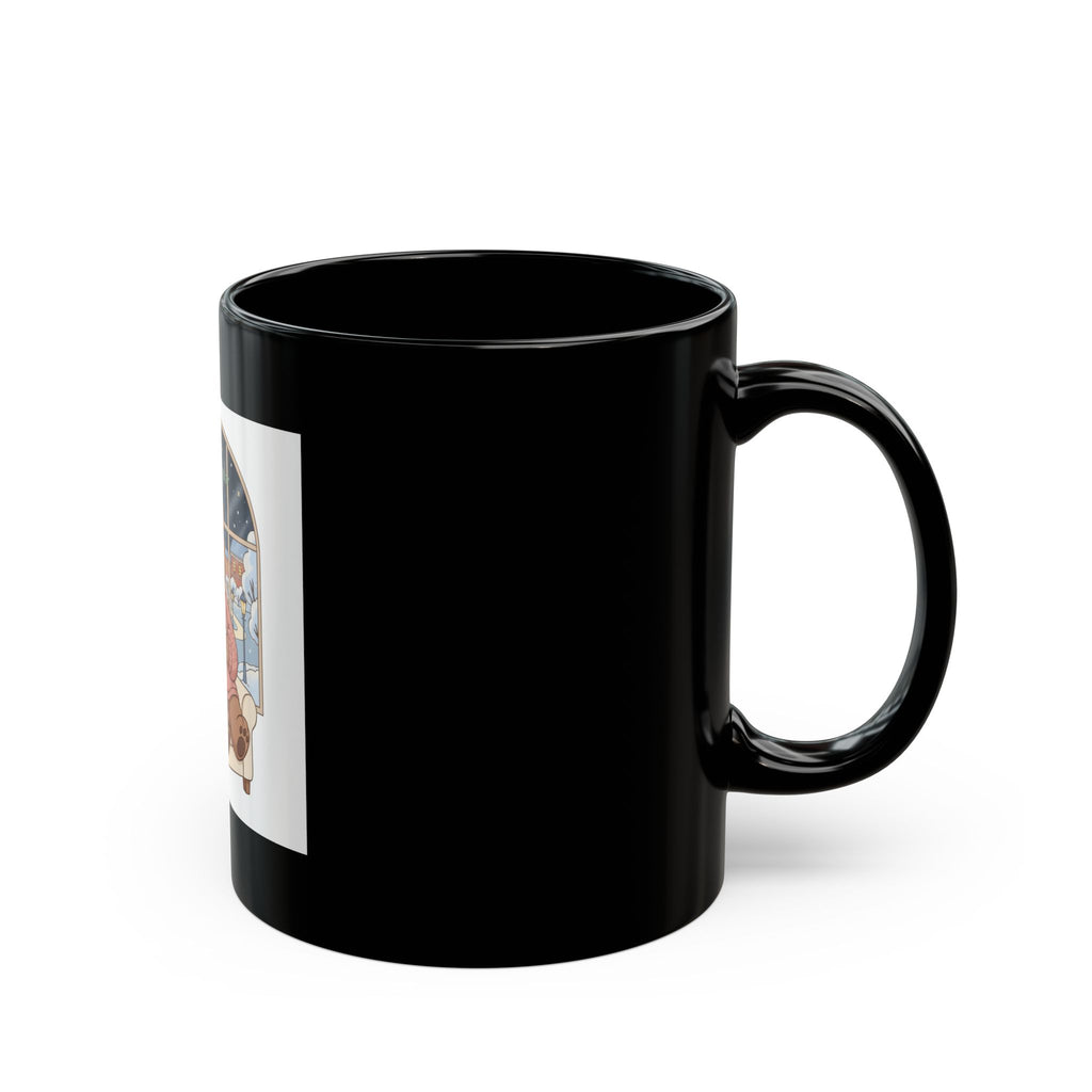 Bear Black Mug 11oz – Soft Life Scholar