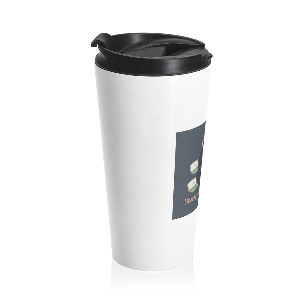 Black Cat Travel Mug – Liberty and Justice for All