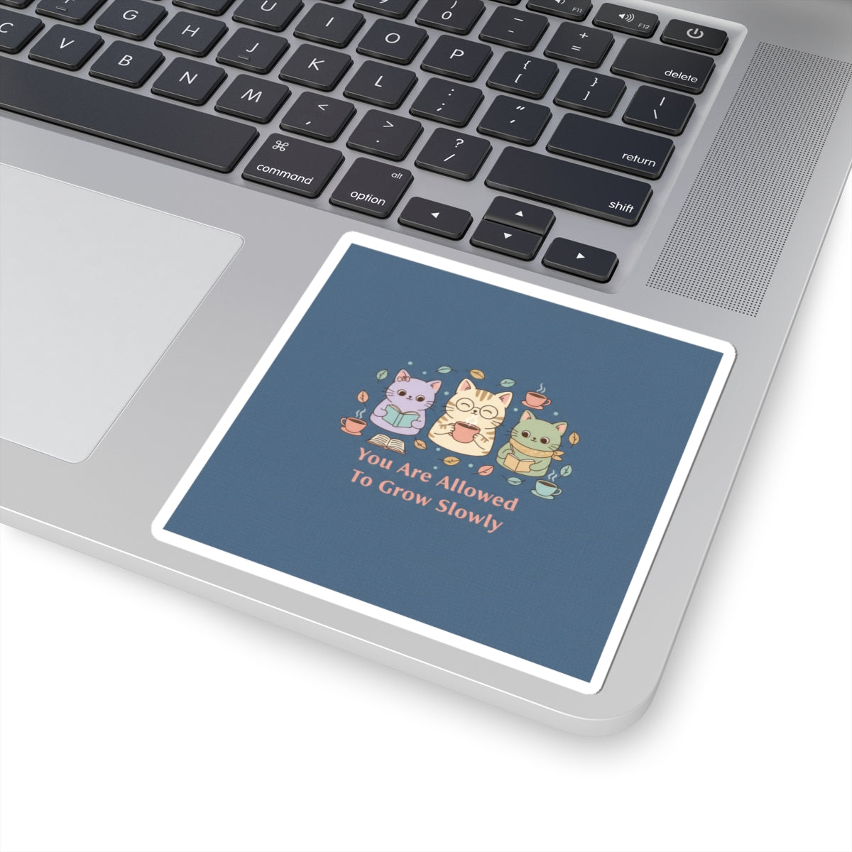 Cats With Glasses Kiss-Cut Sticker – You Are Allowed to Grow Slowly
