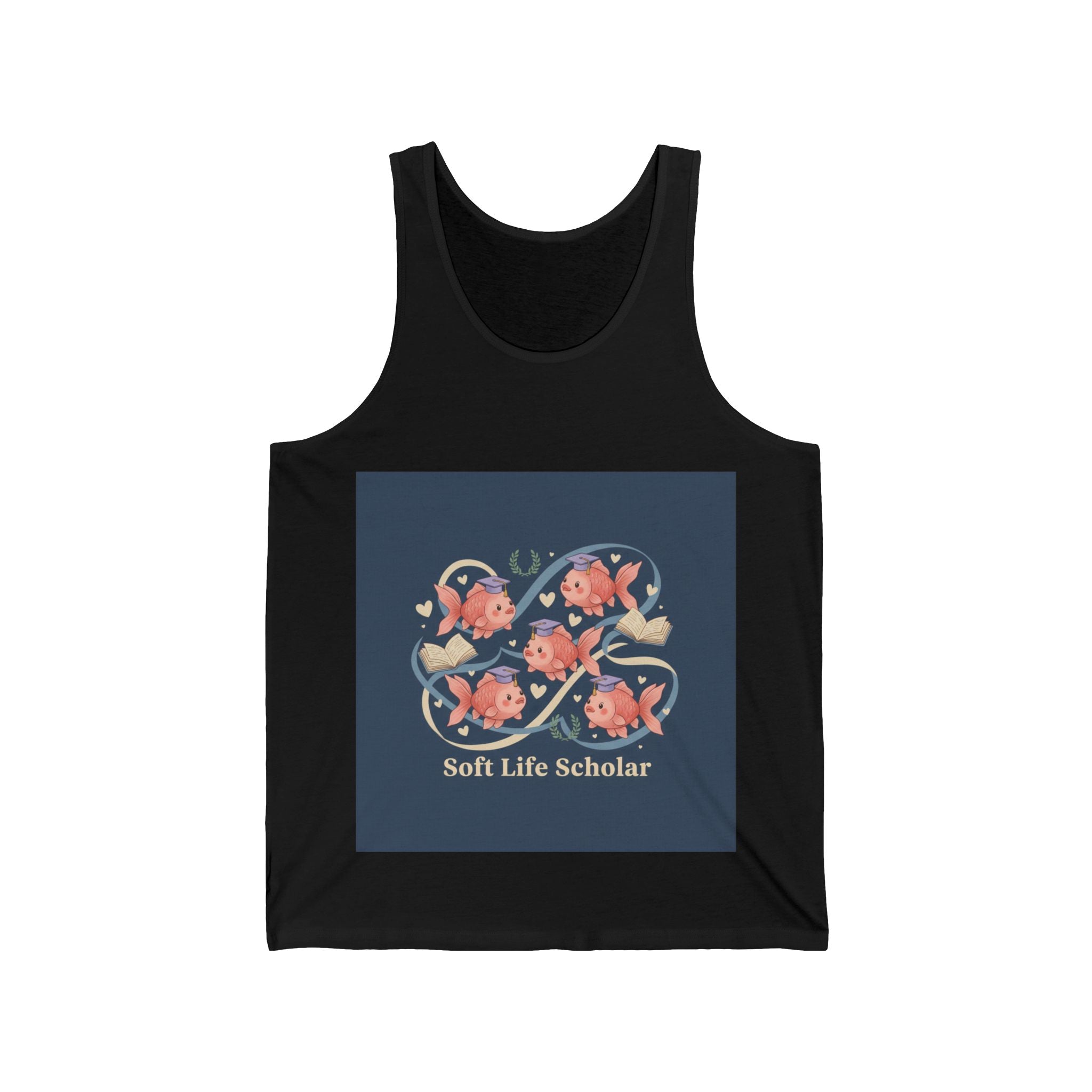 Soft Life Scholar Goldfish Tank Top