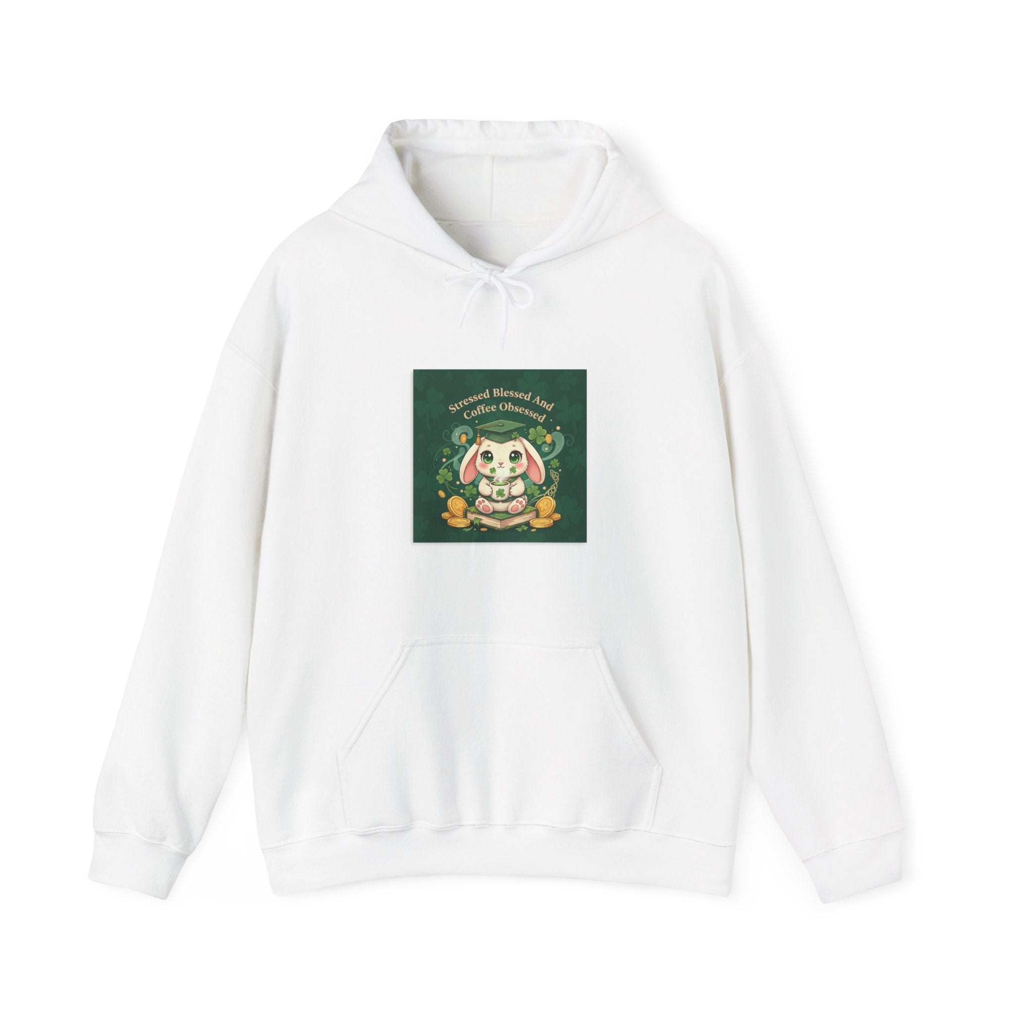Rabbit Hoodie – Stressed Blessed and Coffee Obsessed