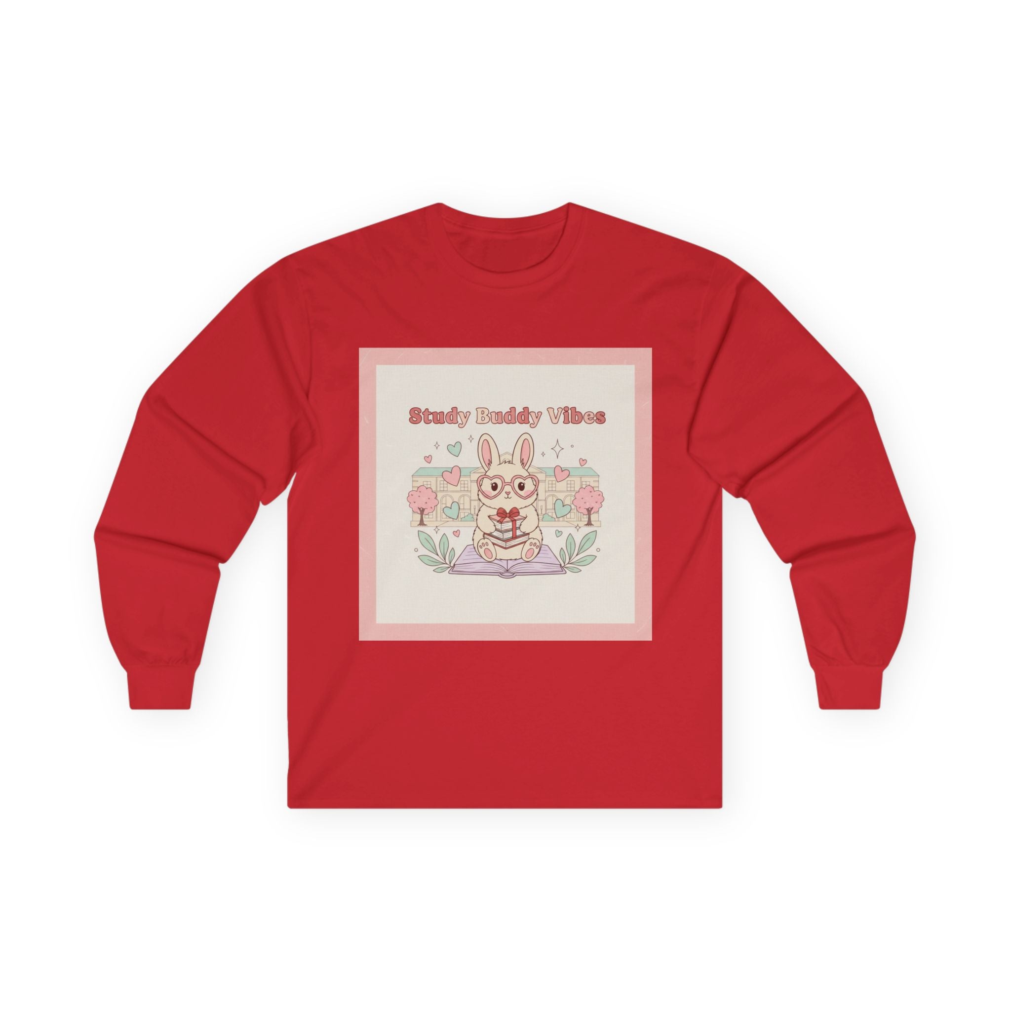 Study Buddy Vibes Rabbit Long Sleeve Tee