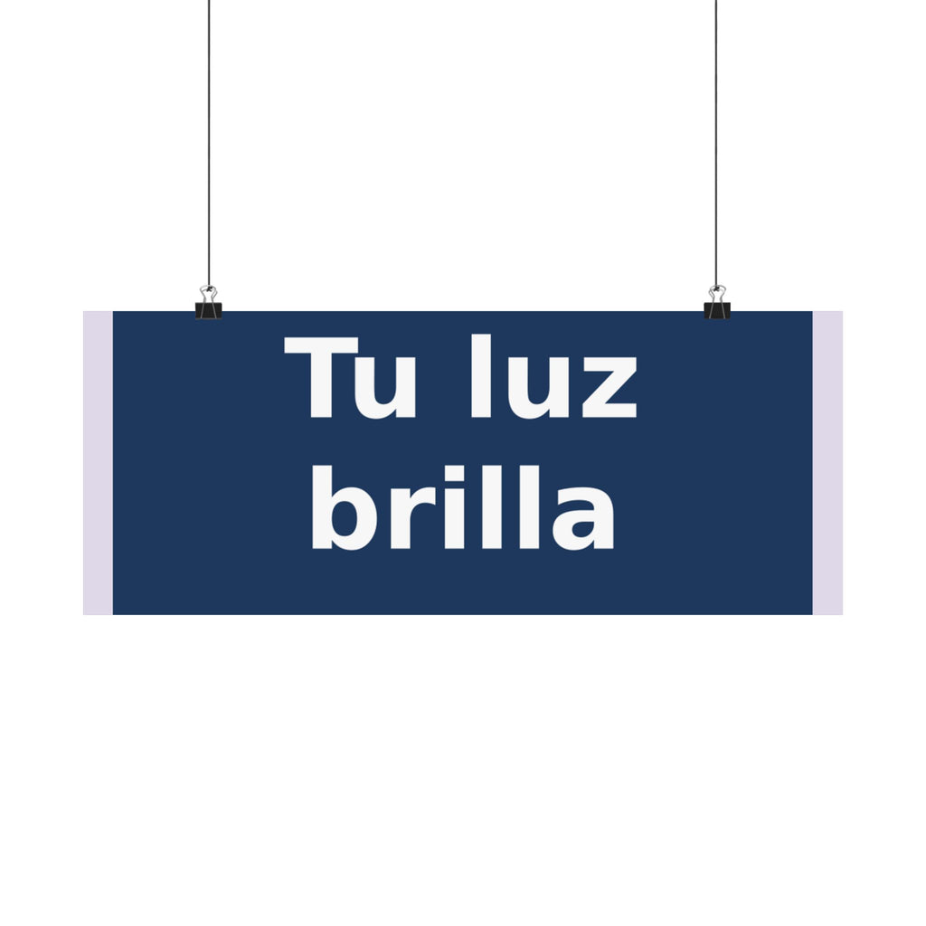 "Tu luz brilla" Black Cat Poster | Trendy Gift for Her | Lifestyle | KayKay Classics