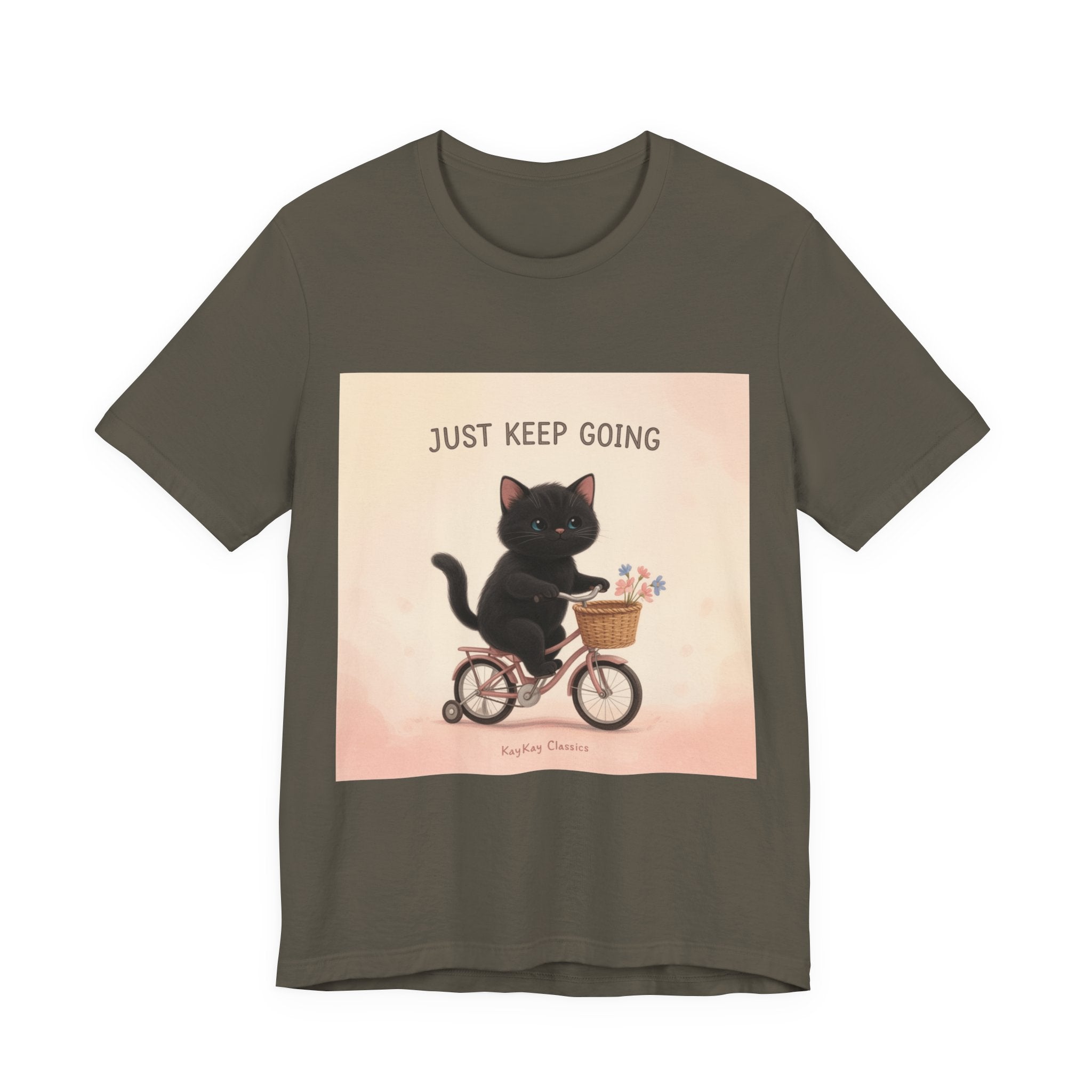 "Life Behind Bars" Black Cat Women Tee | College Girl Gift | Fashion | KayKay Classics