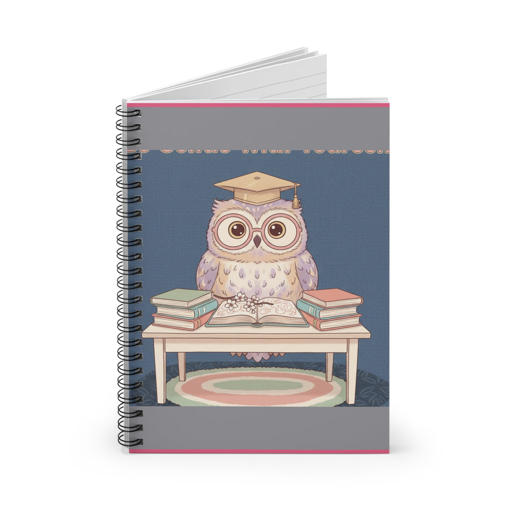 Owl Spiral Notebook – Be Gentle With Yourself