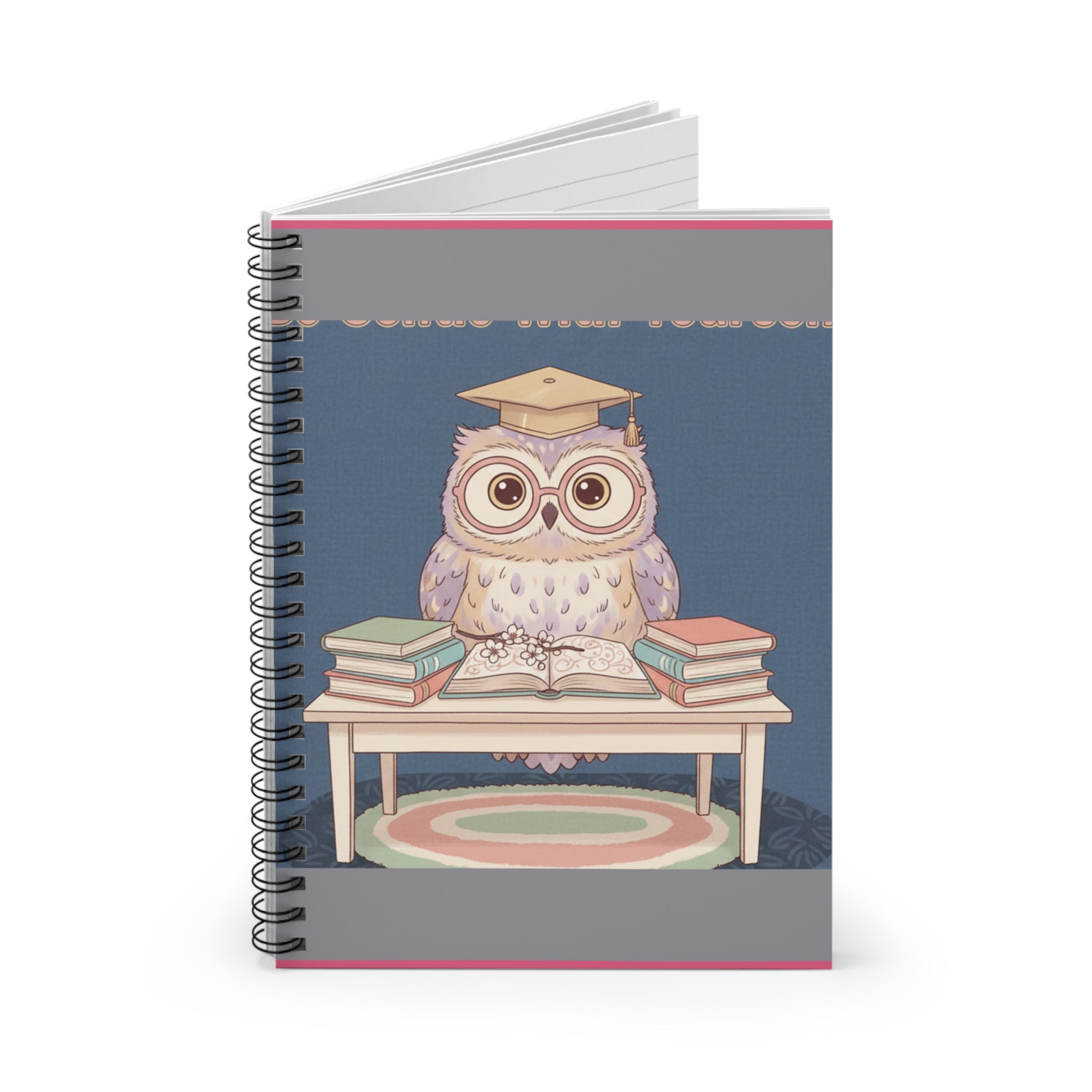 Owl Spiral Notebook – Be Gentle With Yourself