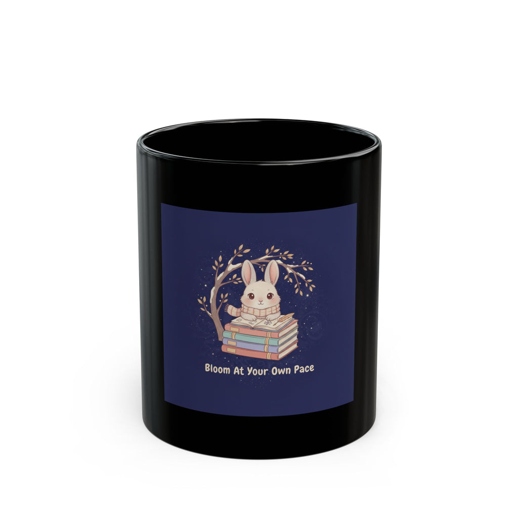 Bunny Black Mug 11oz