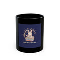 Bunny Black Mug 11oz