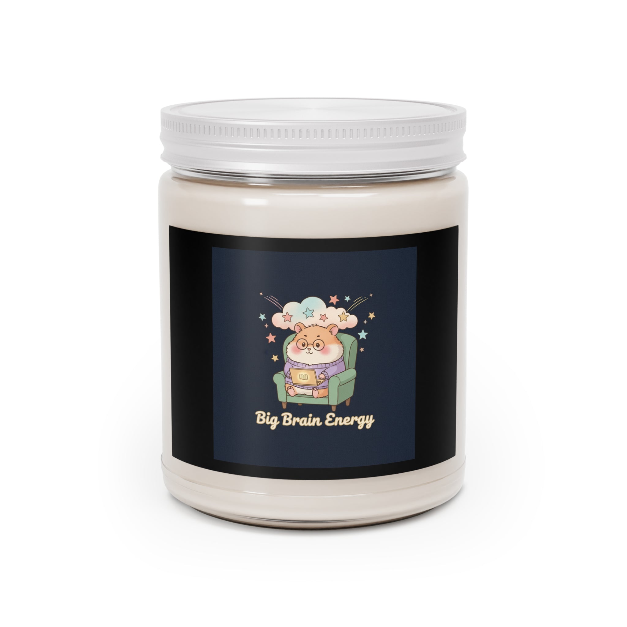 Big Brain Energy Hamster Scented Candle