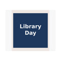 "Library Day" Black Cat Poster | College Girl Gift | Fashion | KayKay Classics