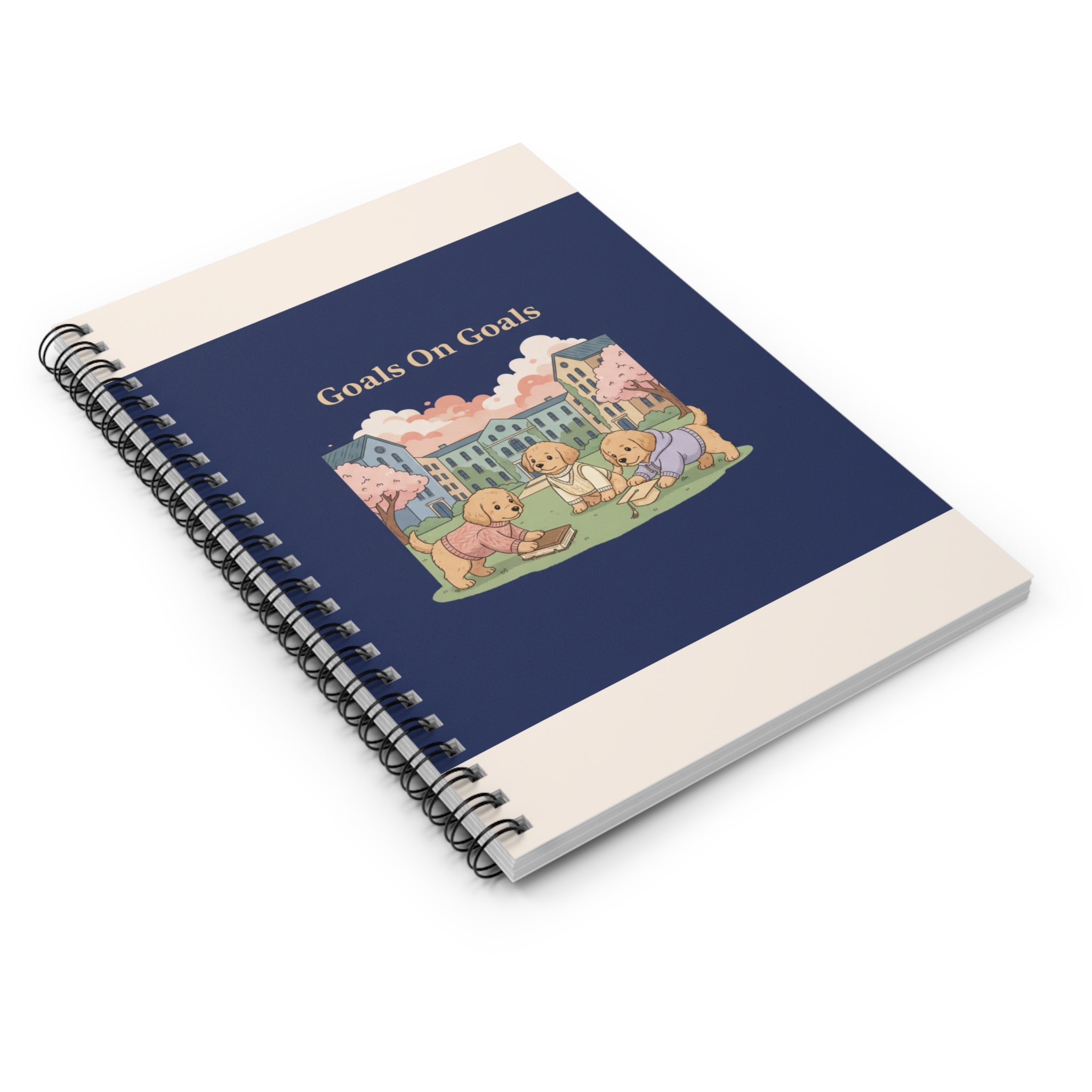 Goals on Goals Spiral Notebook – Home Decor
