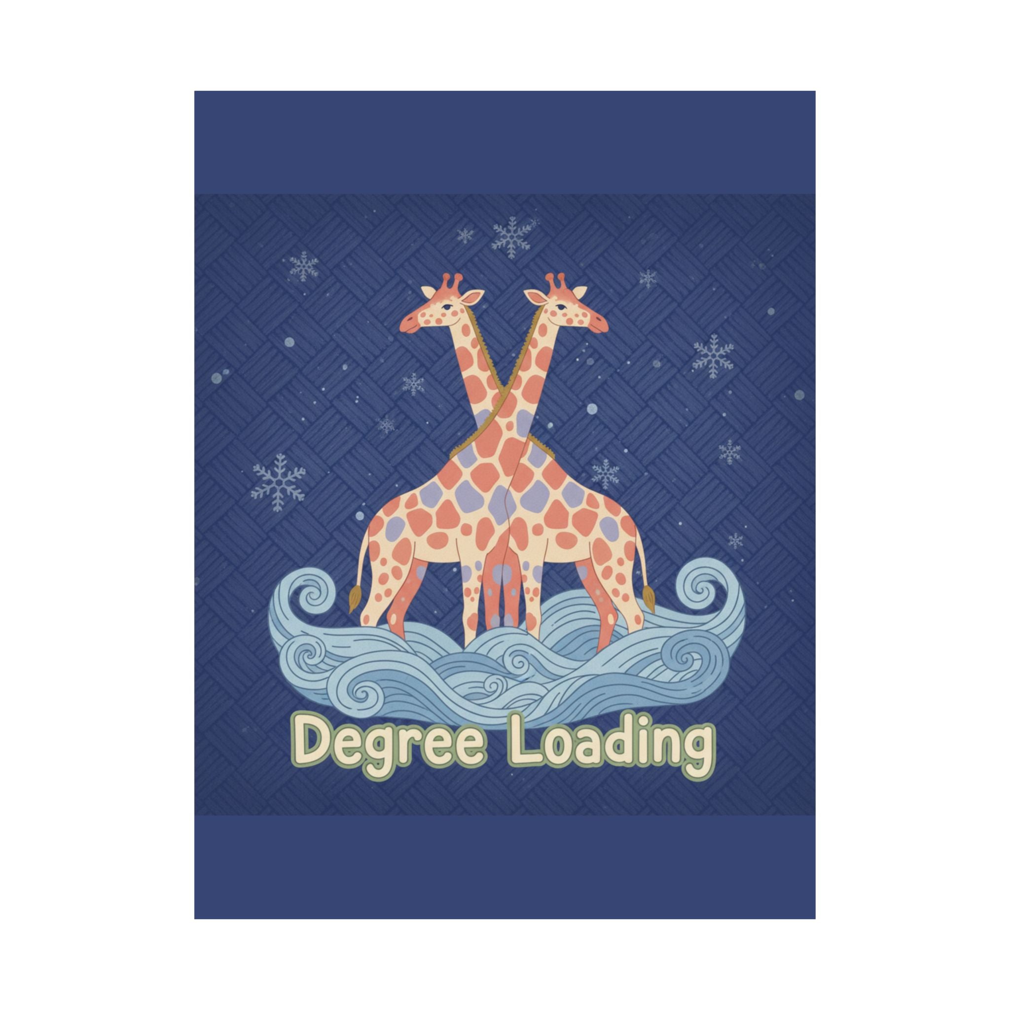 Degree Loading Giraffe Poster