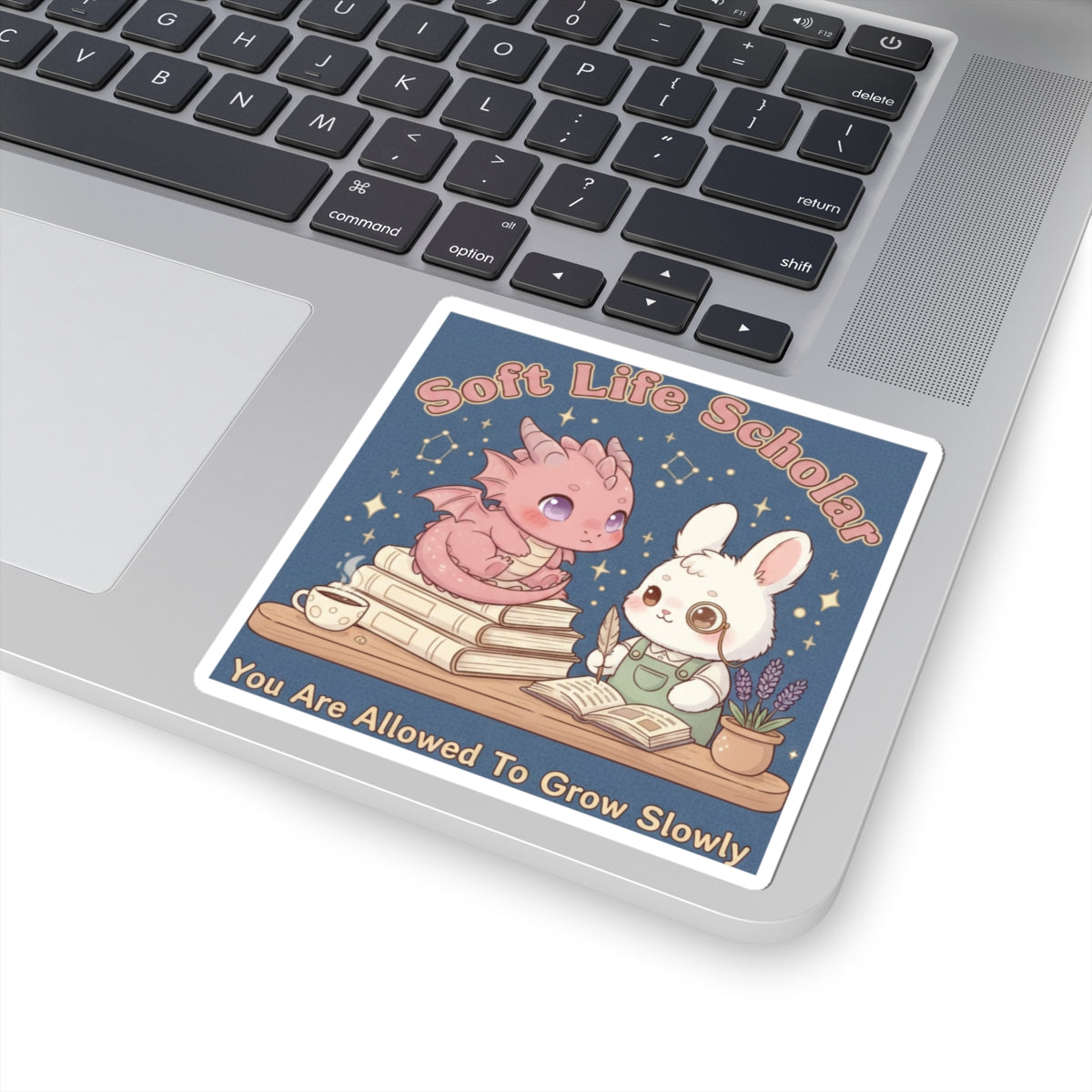 Dragon Kiss-Cut Sticker – Soft Life Scholar You Are Allowed to Gro