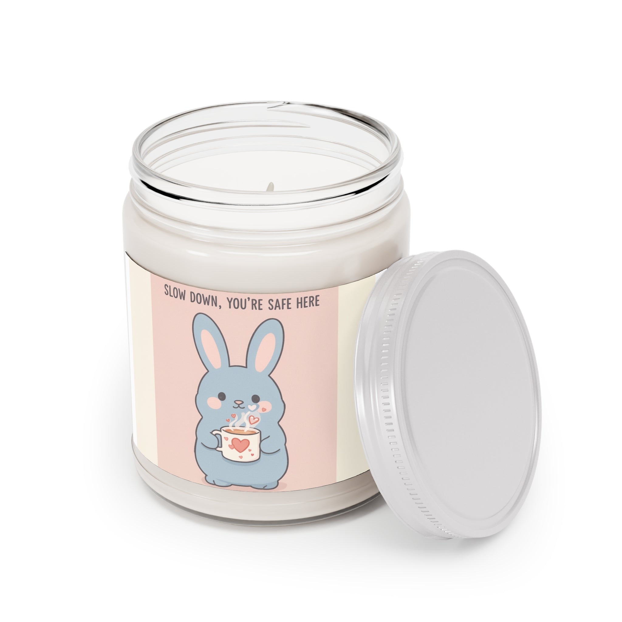 SLOW DOWN, YOU’RE SAFE HERE Rabbit Scented Candle
