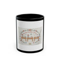 Study Buddy Vibes Black Mug 11oz