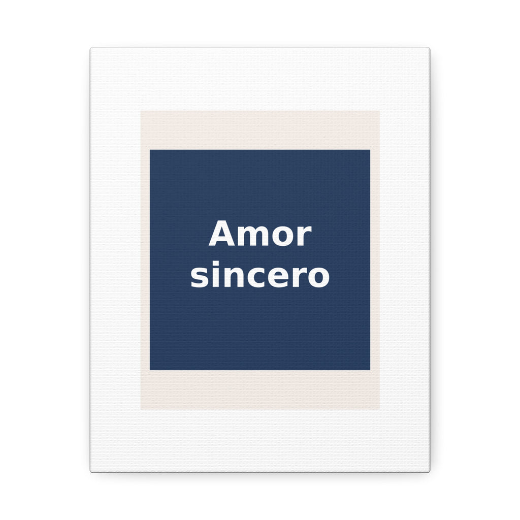 "Amor sincero" Black Cat Canvas | College Girl Gift | Fashion | KayKay Classics