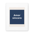 "Amor sincero" Black Cat Canvas | College Girl Gift | Fashion | KayKay Classics